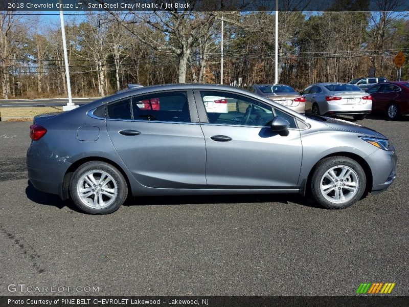 Satin Steel Gray Metallic / Jet Black 2018 Chevrolet Cruze LT
