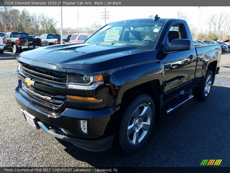 Black / Jet Black 2018 Chevrolet Silverado 1500 LT Regular Cab 4x4