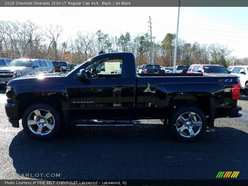 Black / Jet Black 2018 Chevrolet Silverado 1500 LT Regular Cab 4x4