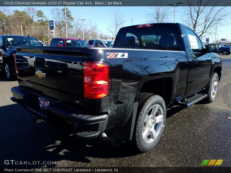 Black / Jet Black 2018 Chevrolet Silverado 1500 LT Regular Cab 4x4