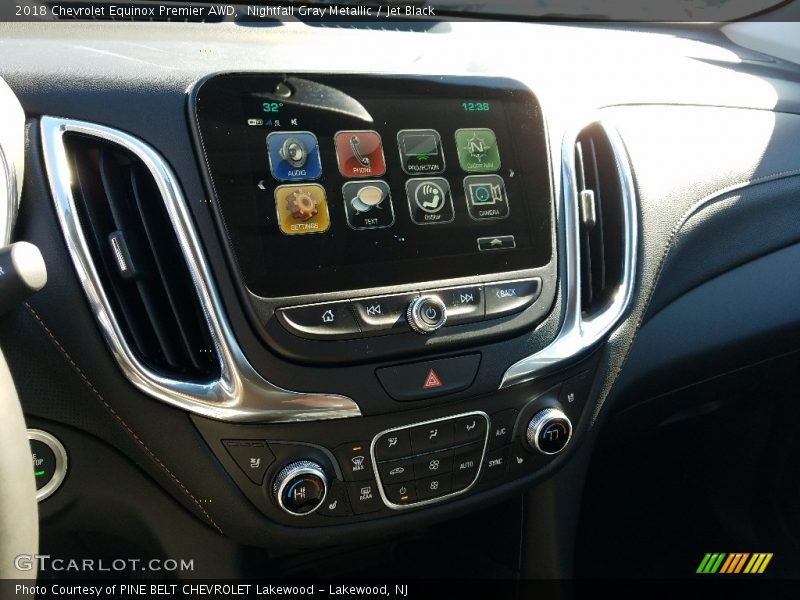 Nightfall Gray Metallic / Jet Black 2018 Chevrolet Equinox Premier AWD