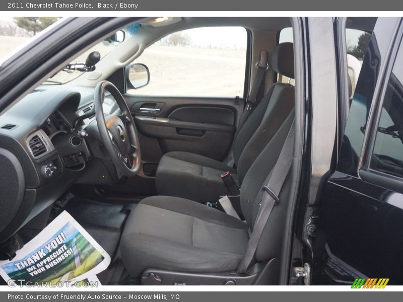 Black / Ebony 2011 Chevrolet Tahoe Police