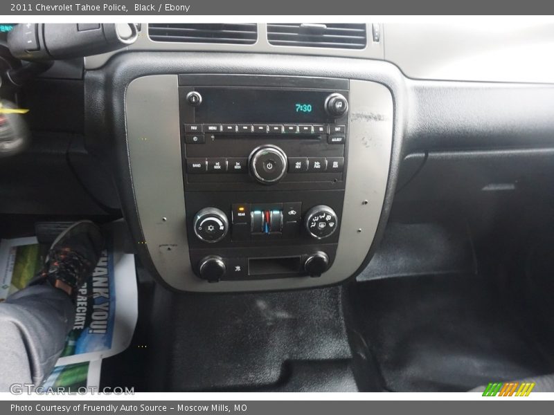 Black / Ebony 2011 Chevrolet Tahoe Police