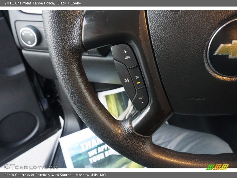 Black / Ebony 2011 Chevrolet Tahoe Police
