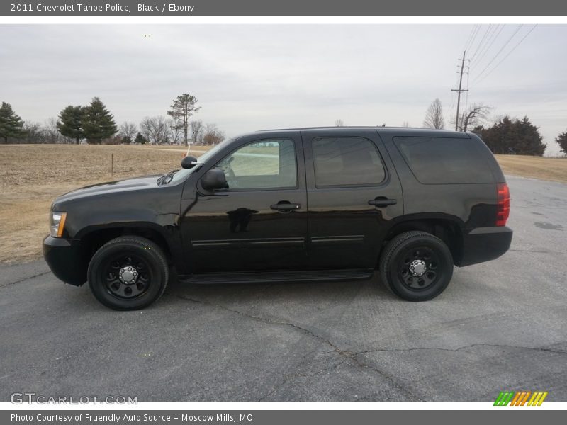 Black / Ebony 2011 Chevrolet Tahoe Police