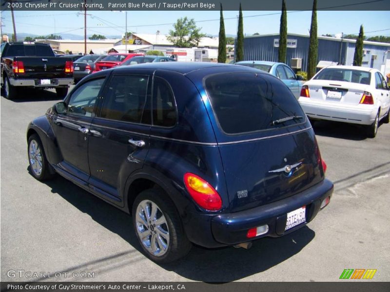 Patriot Blue Pearl / Taupe/Pearl Beige 2003 Chrysler PT Cruiser Touring