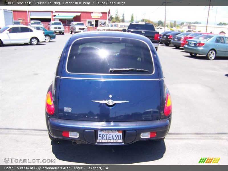 Patriot Blue Pearl / Taupe/Pearl Beige 2003 Chrysler PT Cruiser Touring