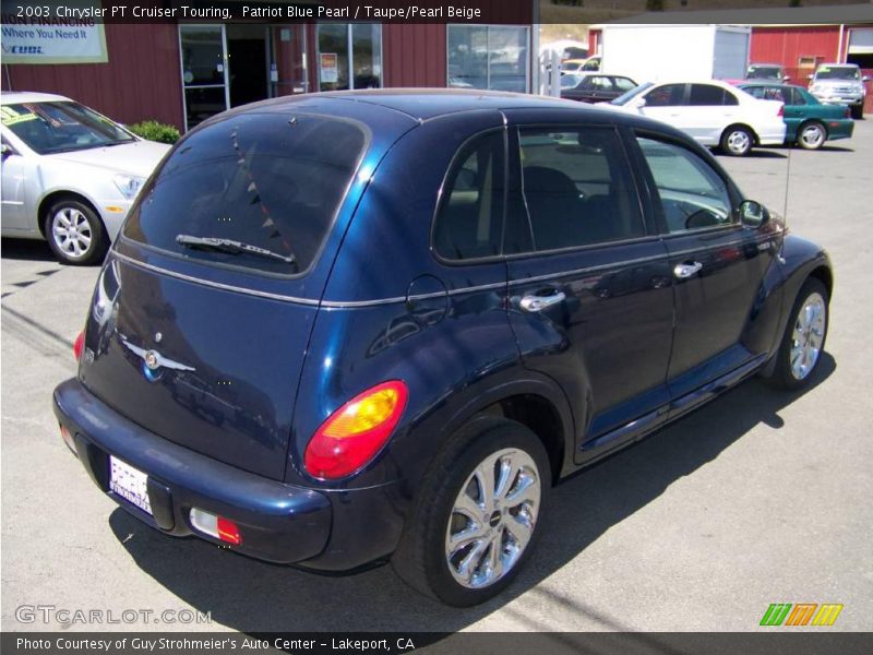 Patriot Blue Pearl / Taupe/Pearl Beige 2003 Chrysler PT Cruiser Touring