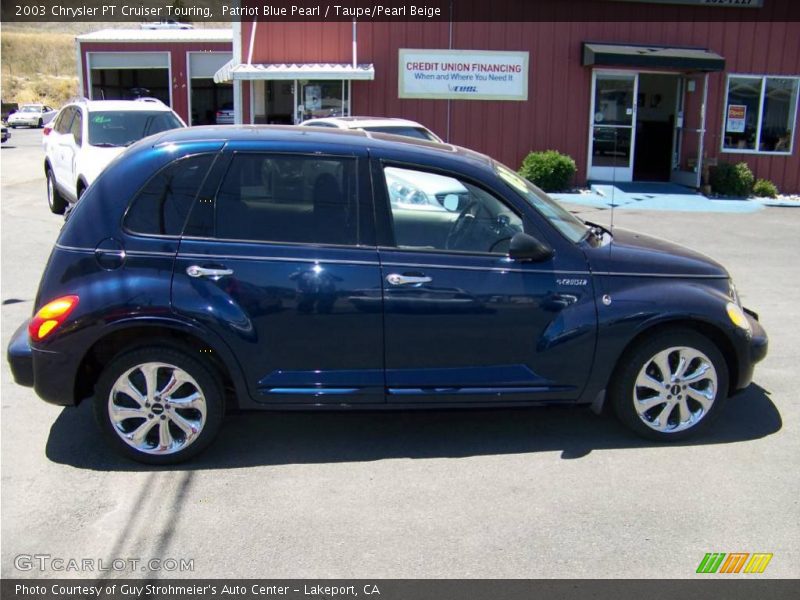 Patriot Blue Pearl / Taupe/Pearl Beige 2003 Chrysler PT Cruiser Touring