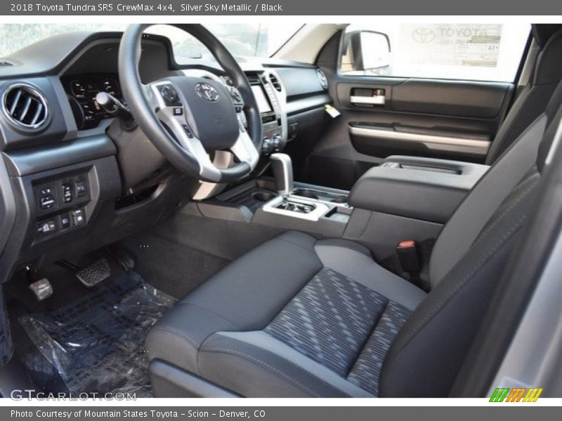 Silver Sky Metallic / Black 2018 Toyota Tundra SR5 CrewMax 4x4