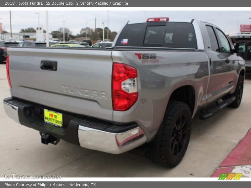 Silver Sky Metallic / Graphite 2018 Toyota Tundra TSS Double Cab