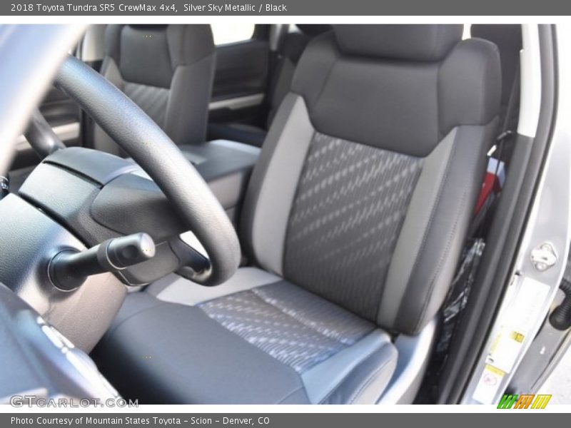 Silver Sky Metallic / Black 2018 Toyota Tundra SR5 CrewMax 4x4