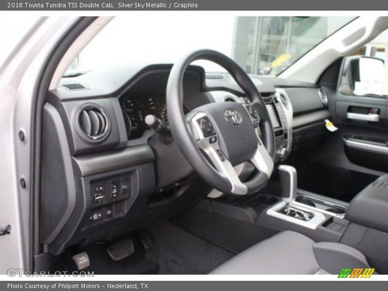 Silver Sky Metallic / Graphite 2018 Toyota Tundra TSS Double Cab