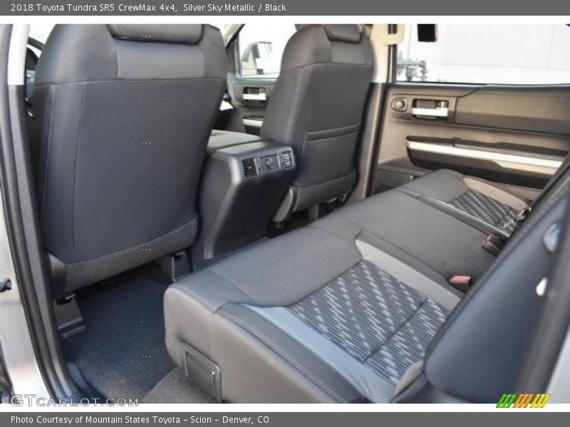 Silver Sky Metallic / Black 2018 Toyota Tundra SR5 CrewMax 4x4