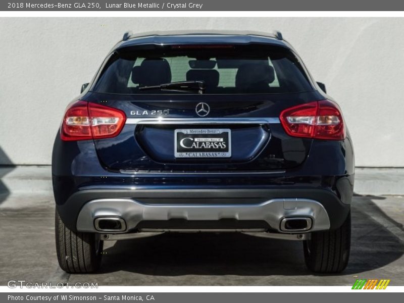 Lunar Blue Metallic / Crystal Grey 2018 Mercedes-Benz GLA 250