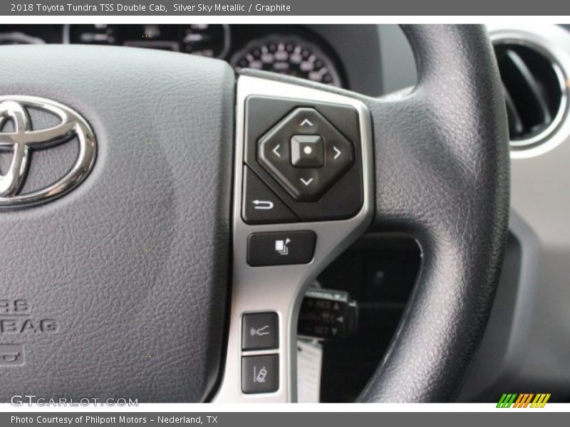 Silver Sky Metallic / Graphite 2018 Toyota Tundra TSS Double Cab