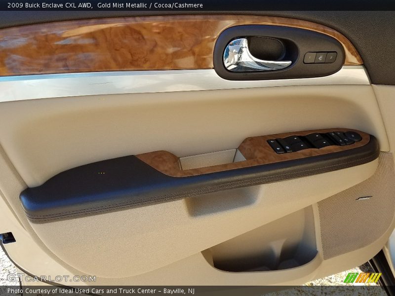 Gold Mist Metallic / Cocoa/Cashmere 2009 Buick Enclave CXL AWD