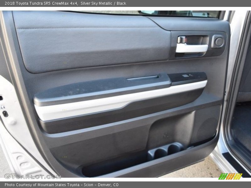 Silver Sky Metallic / Black 2018 Toyota Tundra SR5 CrewMax 4x4