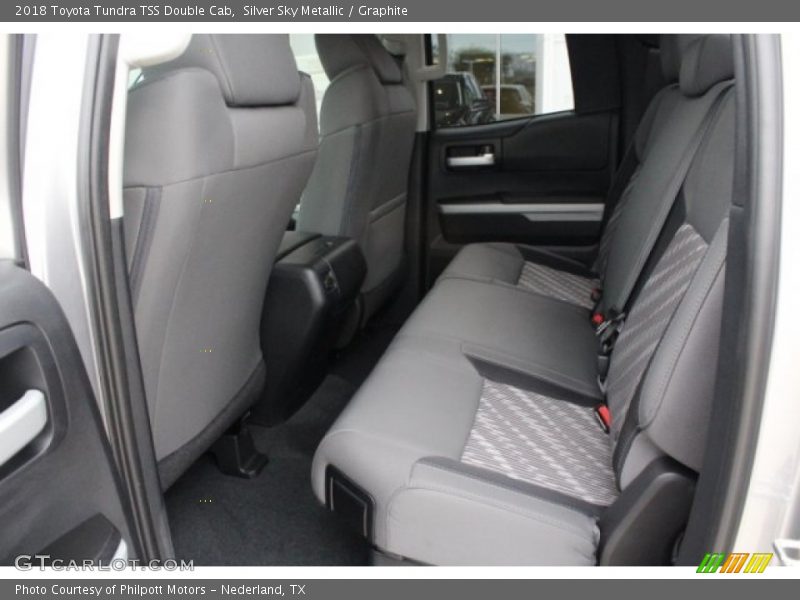 Silver Sky Metallic / Graphite 2018 Toyota Tundra TSS Double Cab