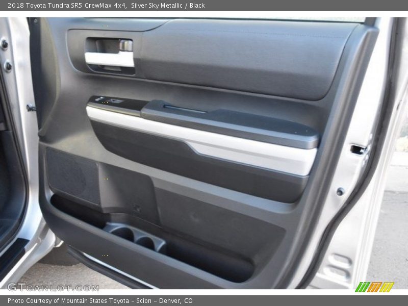Silver Sky Metallic / Black 2018 Toyota Tundra SR5 CrewMax 4x4
