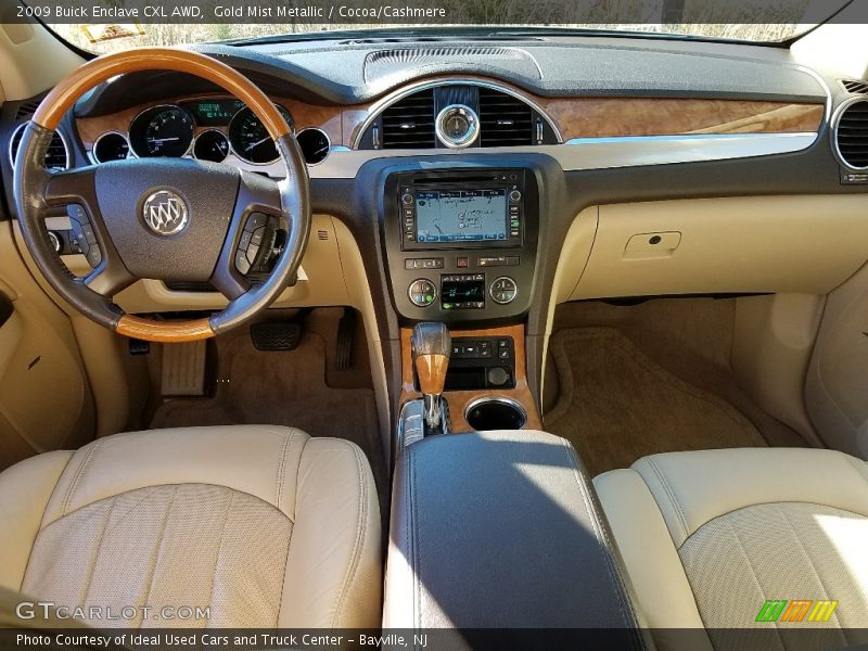 Gold Mist Metallic / Cocoa/Cashmere 2009 Buick Enclave CXL AWD