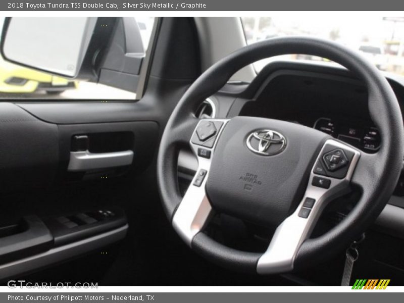 Silver Sky Metallic / Graphite 2018 Toyota Tundra TSS Double Cab