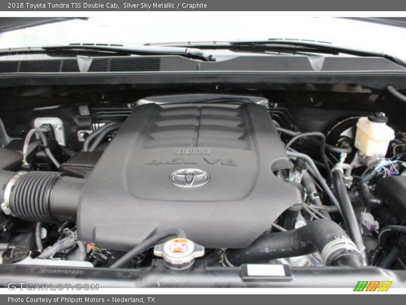 Silver Sky Metallic / Graphite 2018 Toyota Tundra TSS Double Cab