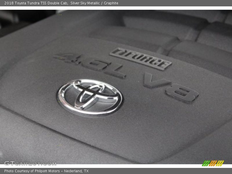 Silver Sky Metallic / Graphite 2018 Toyota Tundra TSS Double Cab