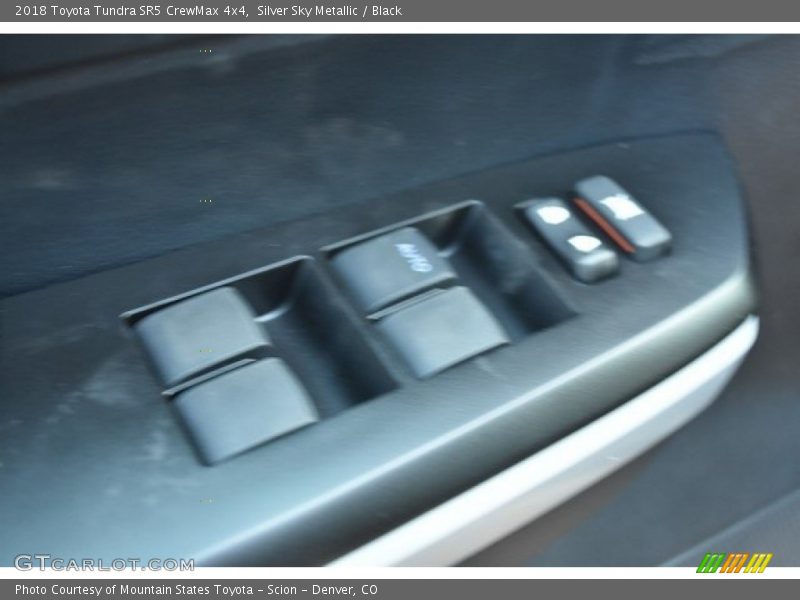 Silver Sky Metallic / Black 2018 Toyota Tundra SR5 CrewMax 4x4