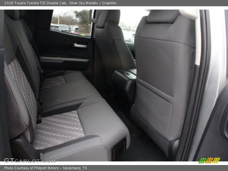 Silver Sky Metallic / Graphite 2018 Toyota Tundra TSS Double Cab