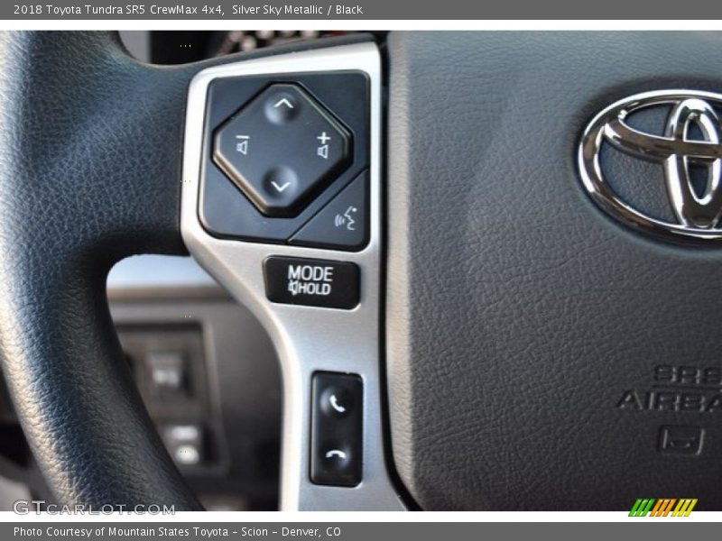 Silver Sky Metallic / Black 2018 Toyota Tundra SR5 CrewMax 4x4