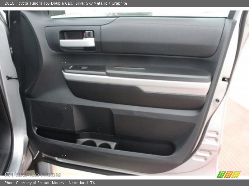 Silver Sky Metallic / Graphite 2018 Toyota Tundra TSS Double Cab