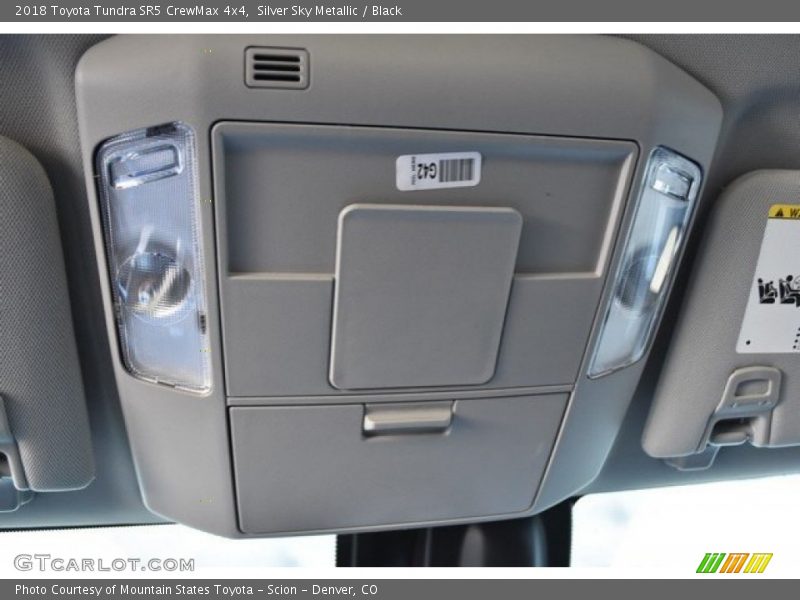 Silver Sky Metallic / Black 2018 Toyota Tundra SR5 CrewMax 4x4