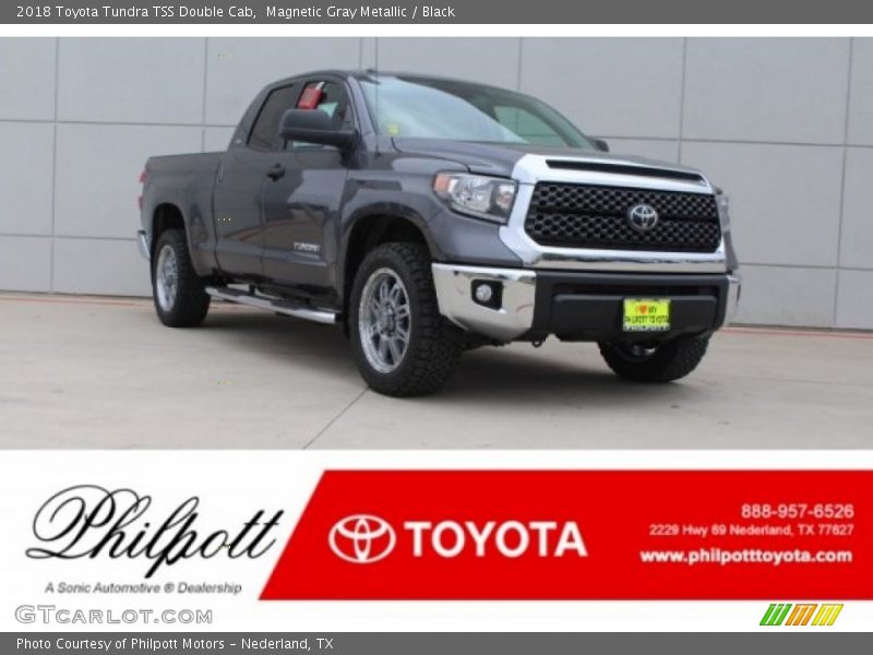 Magnetic Gray Metallic / Black 2018 Toyota Tundra TSS Double Cab