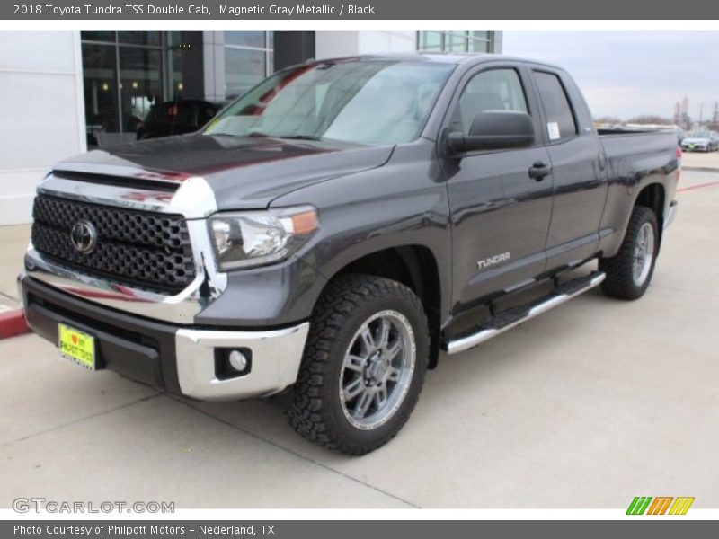 Magnetic Gray Metallic / Black 2018 Toyota Tundra TSS Double Cab