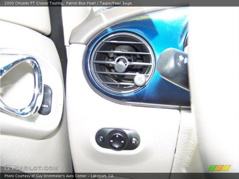 Patriot Blue Pearl / Taupe/Pearl Beige 2003 Chrysler PT Cruiser Touring