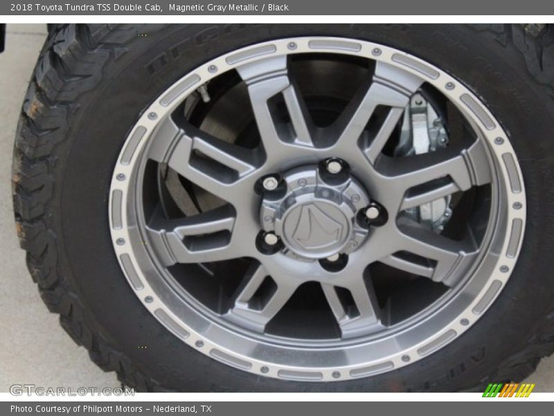 Magnetic Gray Metallic / Black 2018 Toyota Tundra TSS Double Cab