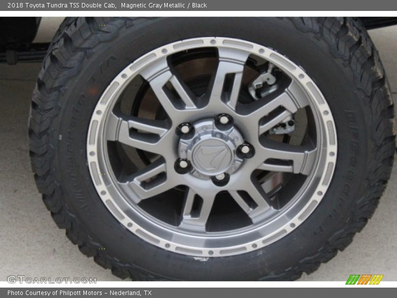 Magnetic Gray Metallic / Black 2018 Toyota Tundra TSS Double Cab