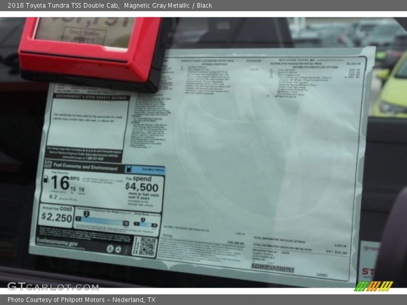 Magnetic Gray Metallic / Black 2018 Toyota Tundra TSS Double Cab