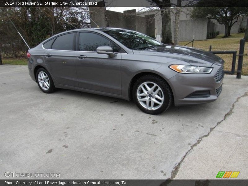 Sterling Gray / Charcoal Black 2014 Ford Fusion SE