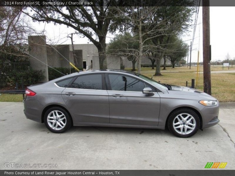 Sterling Gray / Charcoal Black 2014 Ford Fusion SE