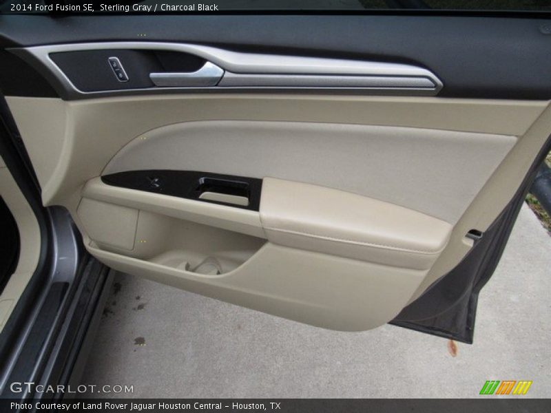 Sterling Gray / Charcoal Black 2014 Ford Fusion SE