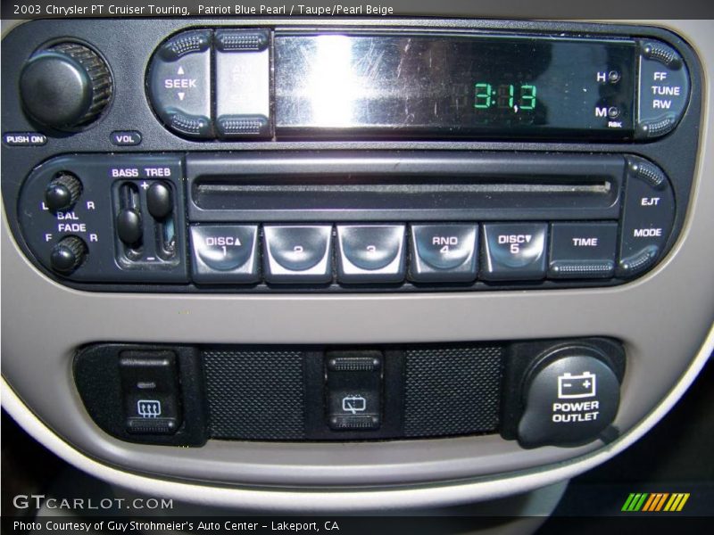 Patriot Blue Pearl / Taupe/Pearl Beige 2003 Chrysler PT Cruiser Touring
