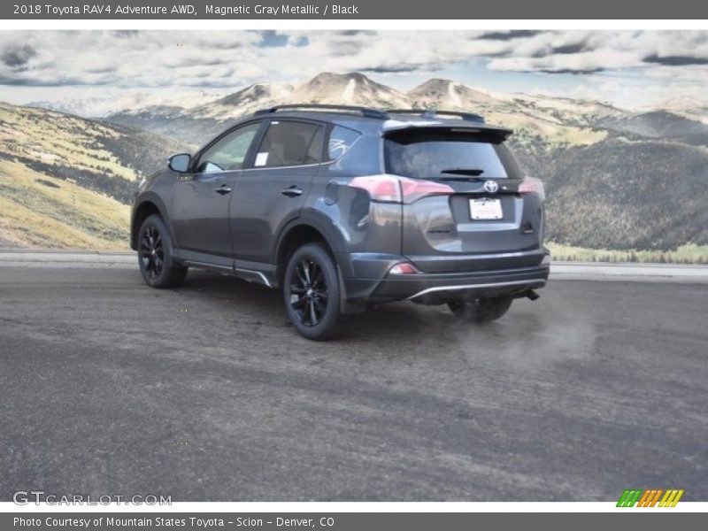 Magnetic Gray Metallic / Black 2018 Toyota RAV4 Adventure AWD
