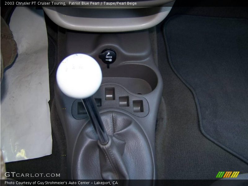 Patriot Blue Pearl / Taupe/Pearl Beige 2003 Chrysler PT Cruiser Touring