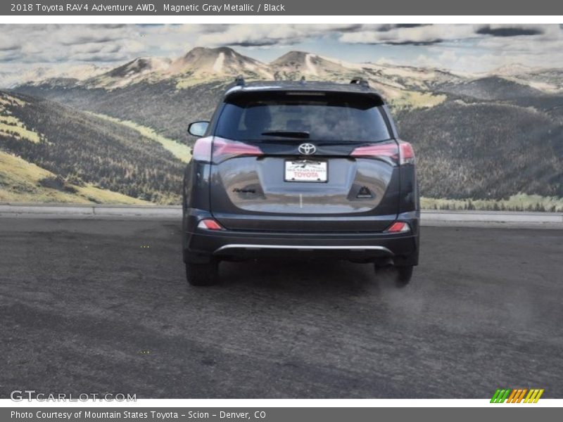 Magnetic Gray Metallic / Black 2018 Toyota RAV4 Adventure AWD