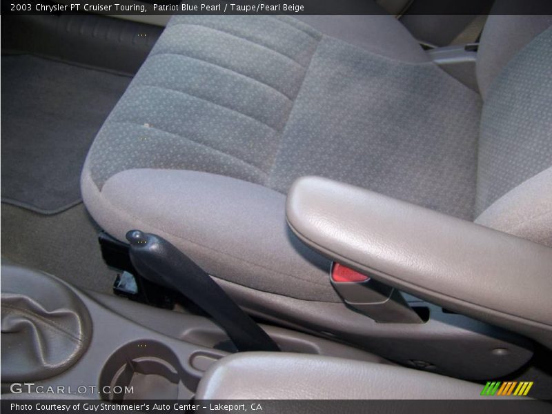 Patriot Blue Pearl / Taupe/Pearl Beige 2003 Chrysler PT Cruiser Touring