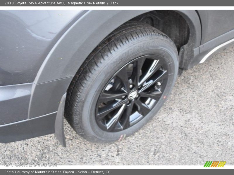 Magnetic Gray Metallic / Black 2018 Toyota RAV4 Adventure AWD