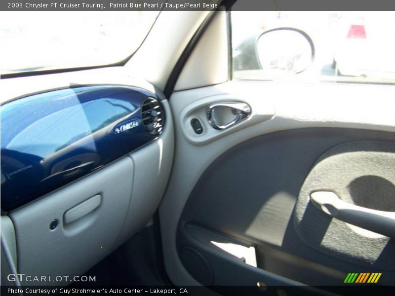 Patriot Blue Pearl / Taupe/Pearl Beige 2003 Chrysler PT Cruiser Touring