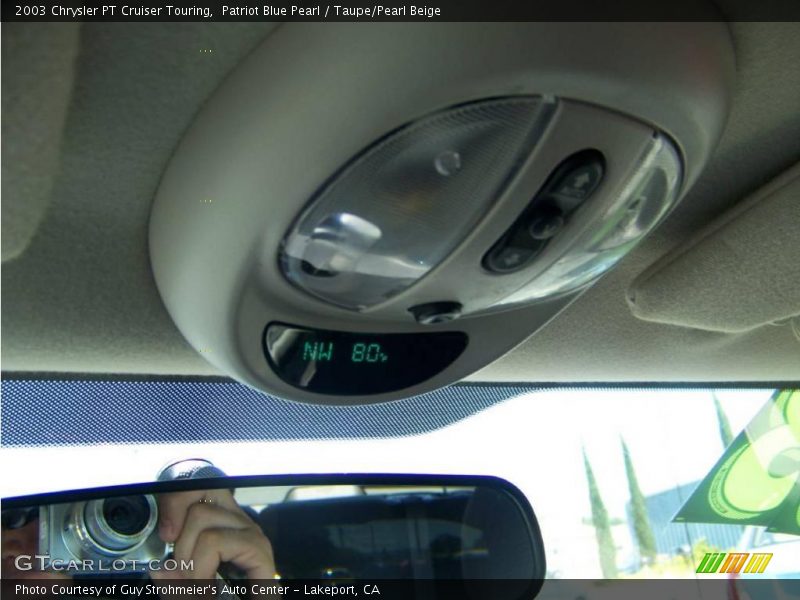 Patriot Blue Pearl / Taupe/Pearl Beige 2003 Chrysler PT Cruiser Touring